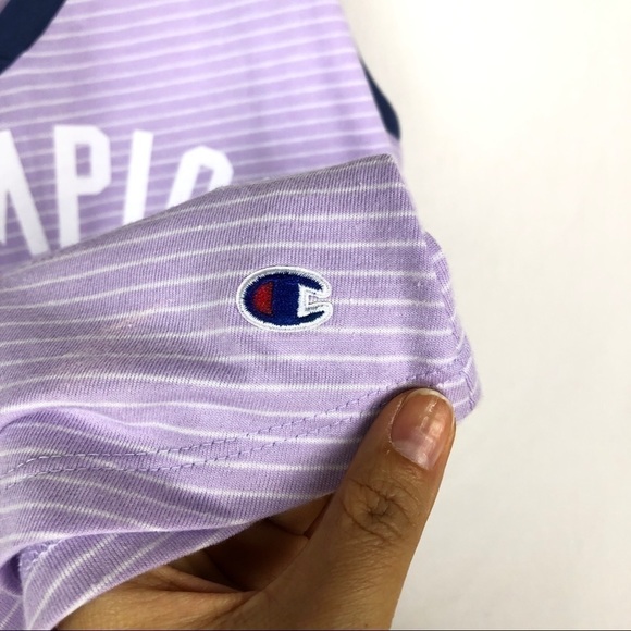 Champion Purple Workout Tank Top Sz Medium - Picture 4 of 5